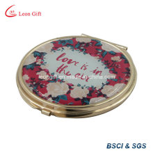 Romantic Gold Plated Makeup Pocket Mirror for Wedding Gift